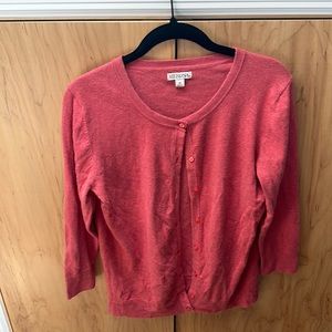 Merona Coral Cardigan